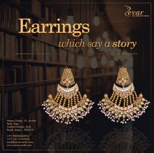 Buy Exclusive Kundan Meena Earrings from Zevar The Jewellery